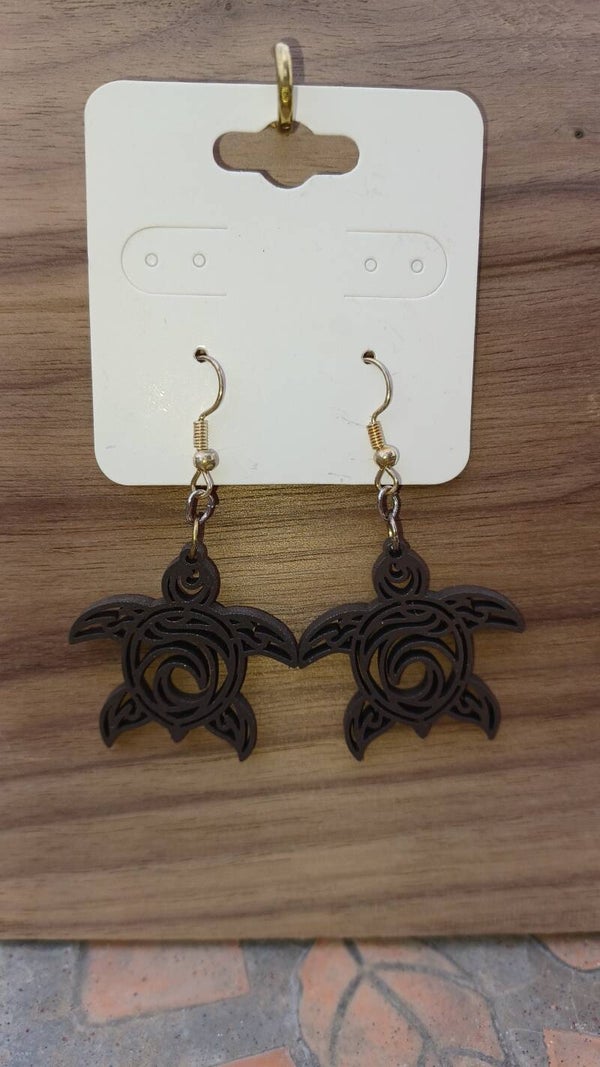 Laser Engraved Earrings