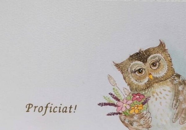 Wenskaart proficiat