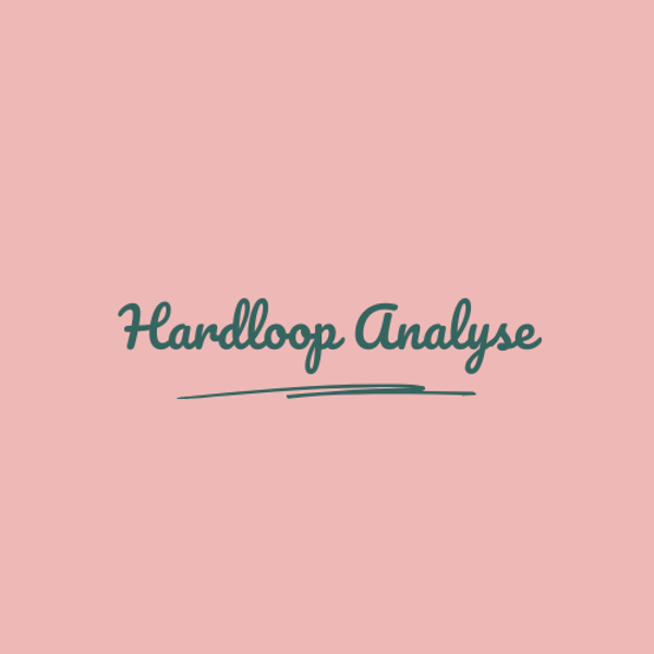 Hardloop Analyse 1 sessie