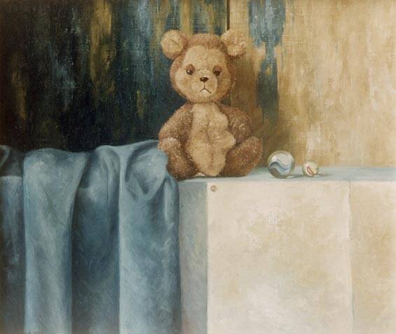 Beertje van Vincent - olieverf