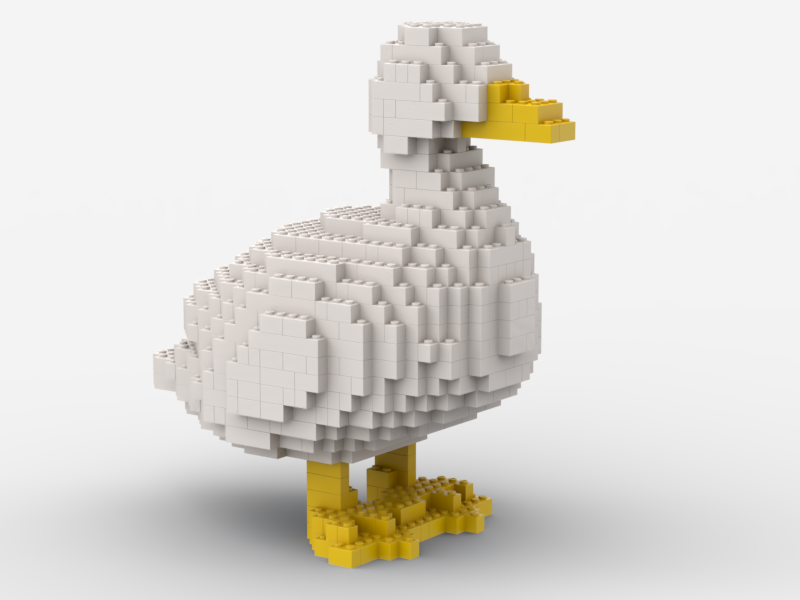 Pekin Duck LEGO® Sculpture
