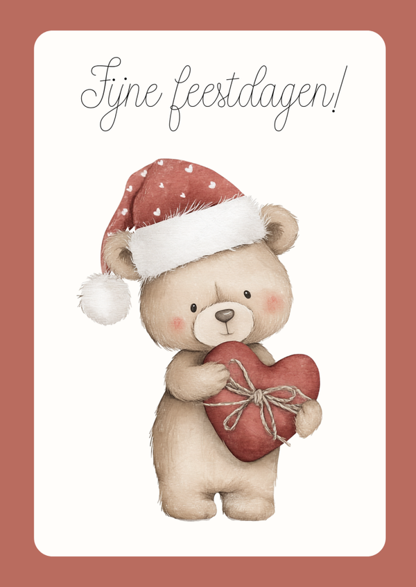 Wenskaart | Kerst | Beertje 2