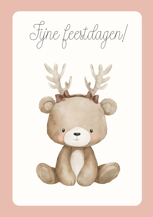Wenskaart | Kerst | Beertje 4