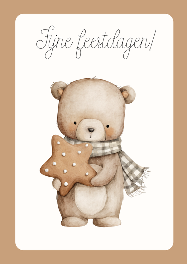 Wenskaart | Kerst | Beertje 5