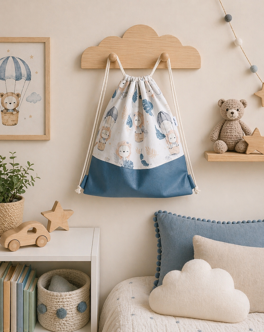 Handgemaakte rugzakjes | Leeuwtjes