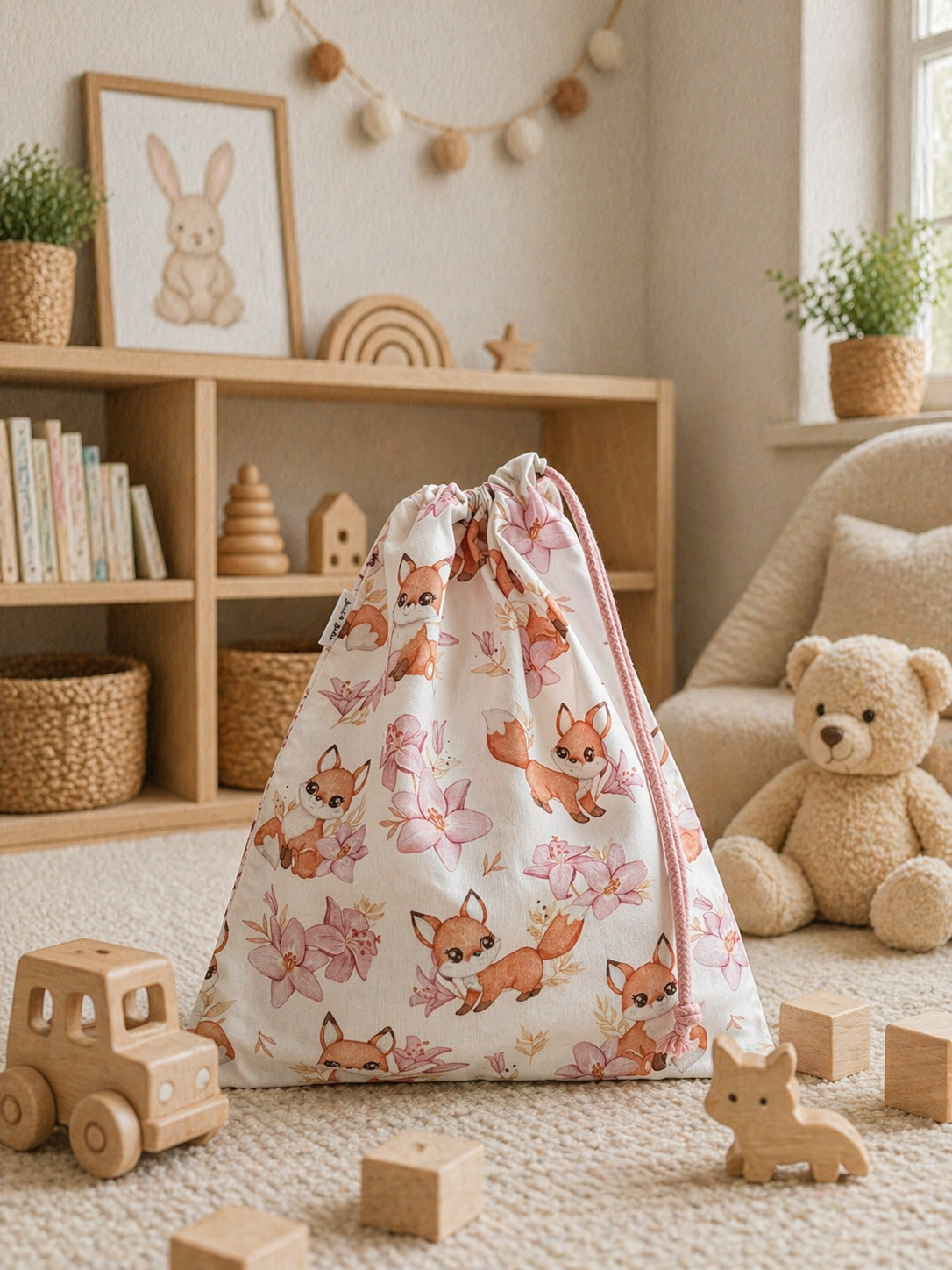 Opbergzakjes | Handgemaakt | Vosjes