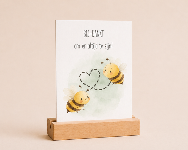 Wenskaart | BIJ-dankt
