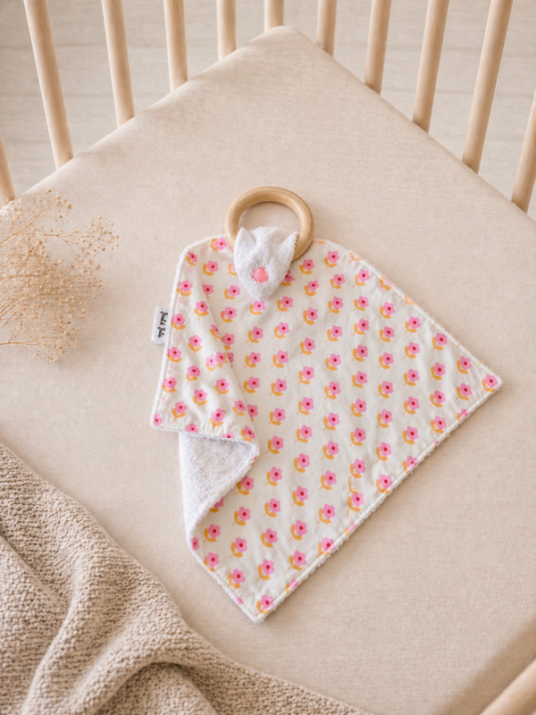 Geboorte | Knuffeldoekje | Bloempjes Fiona