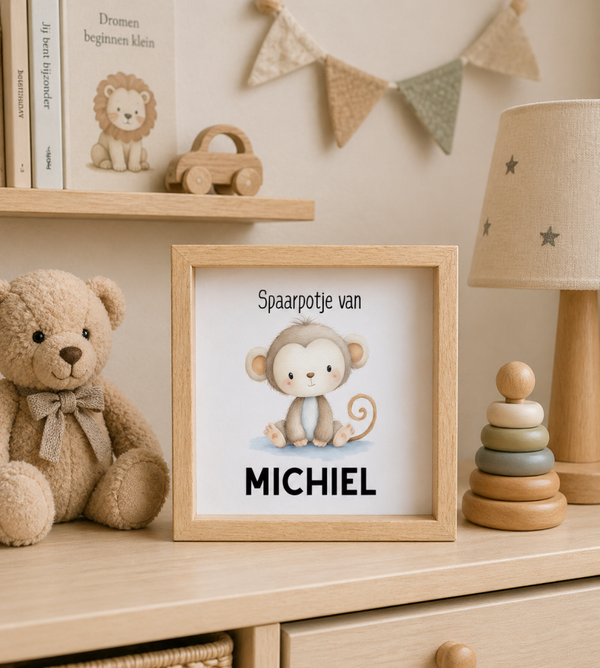 Spaarpotjes | Diertjes | Aapje