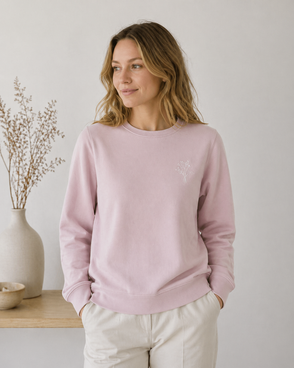 WildFlower Collectie | Trui | Zacht roze