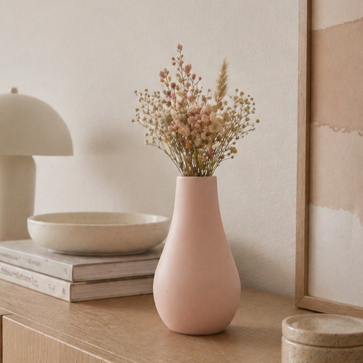 Home decor | Vaasje | Lang | Lichtroze