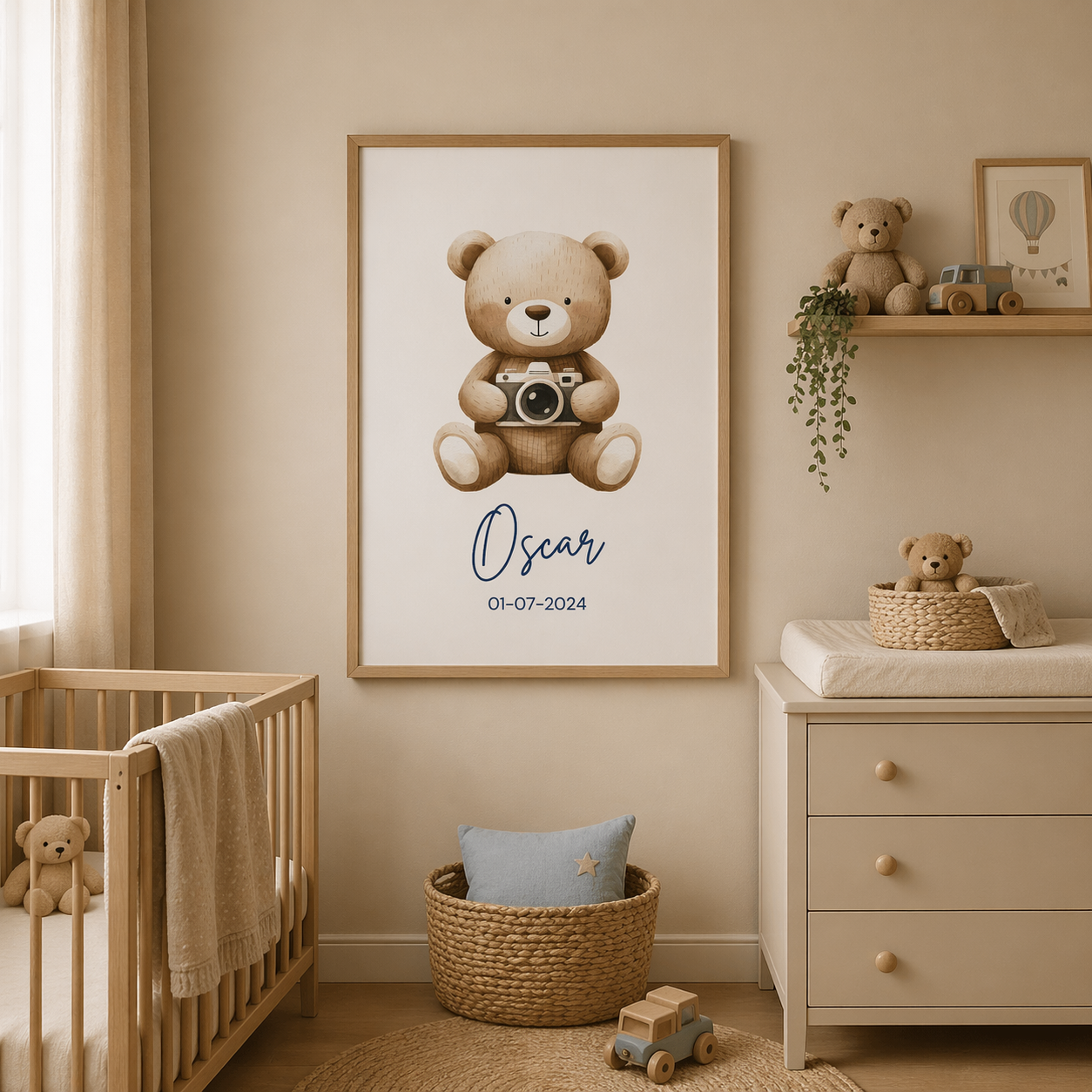 Geboorte kamerposter | Beertje fotograaf