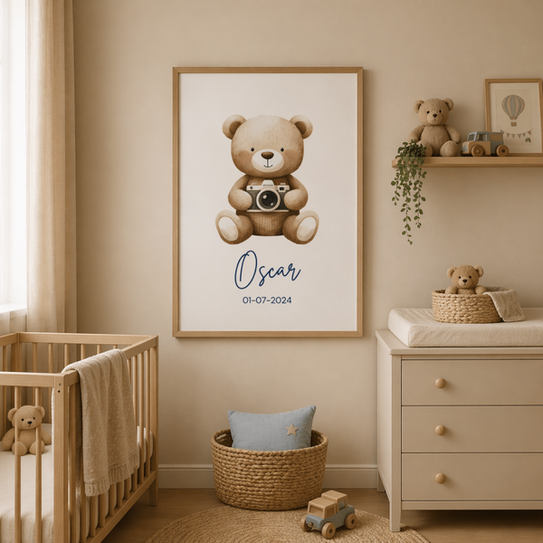 Geboorte kamerposter | Beertje fotograaf