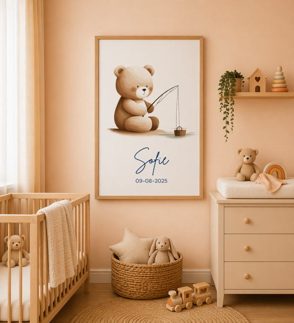 Geboorte kamerposter | Beertje visser