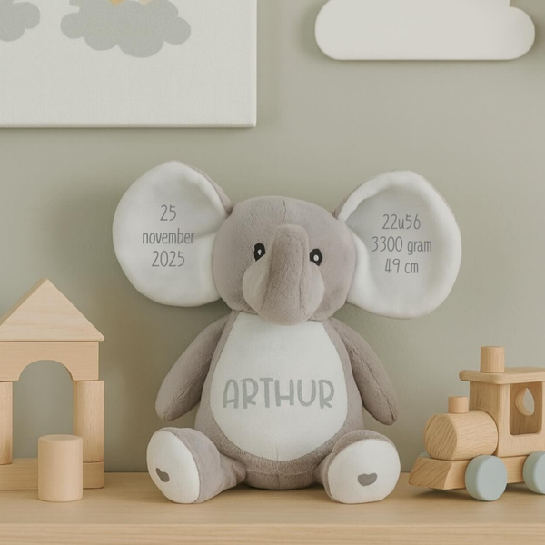 Geboorteknuffel | Olifant