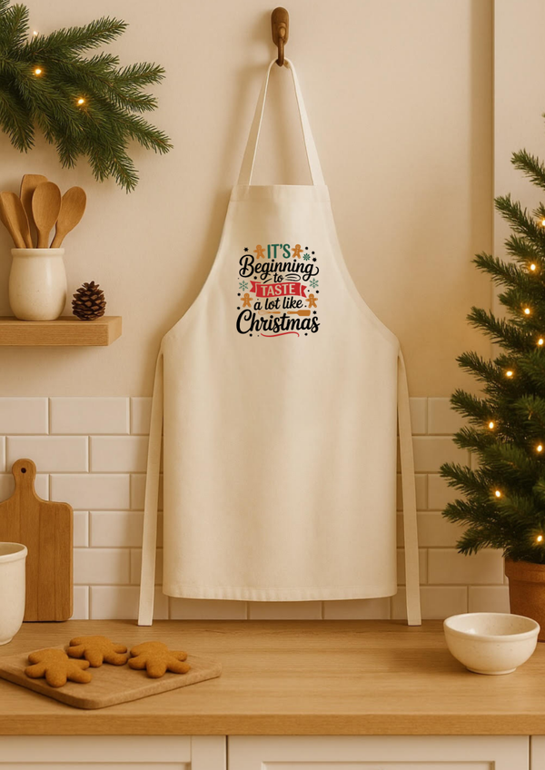 Kerst | Keukenschort | It's beginning to taste a lot like Chrismas
