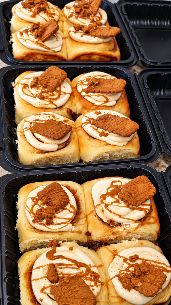 New Item!!!! Biscoff Cookie Cinnamon Rolls