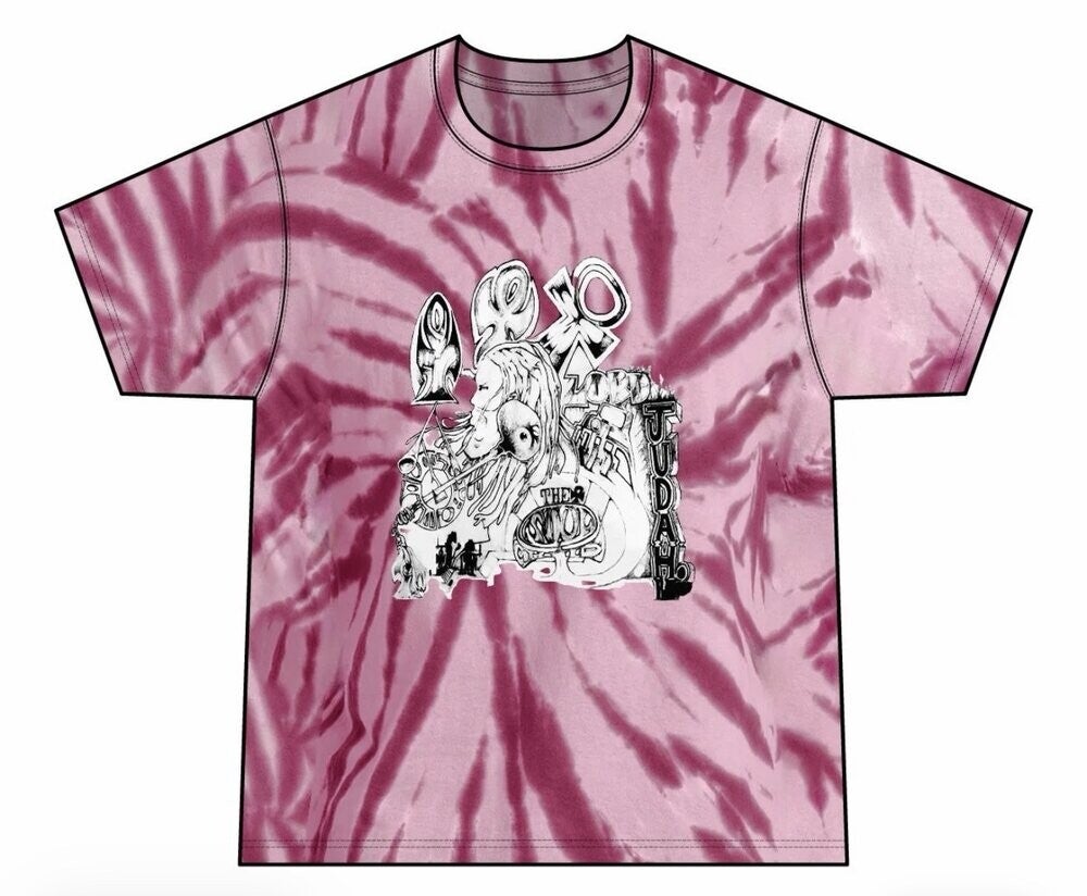 Origins Tee in rose tie-dye