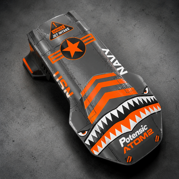 Potensic ATOM 2 Topshell & skin  Combo (Orange Tiger Shark) FREE SHIPPING in the USA
