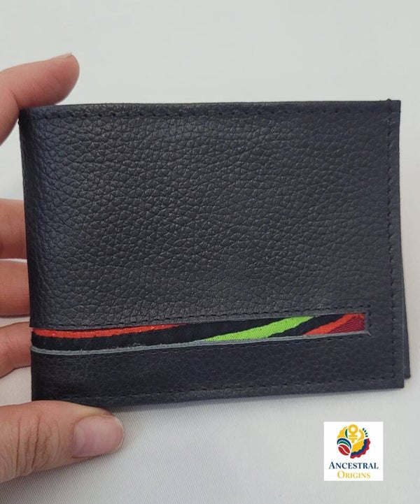 Black wallet for men