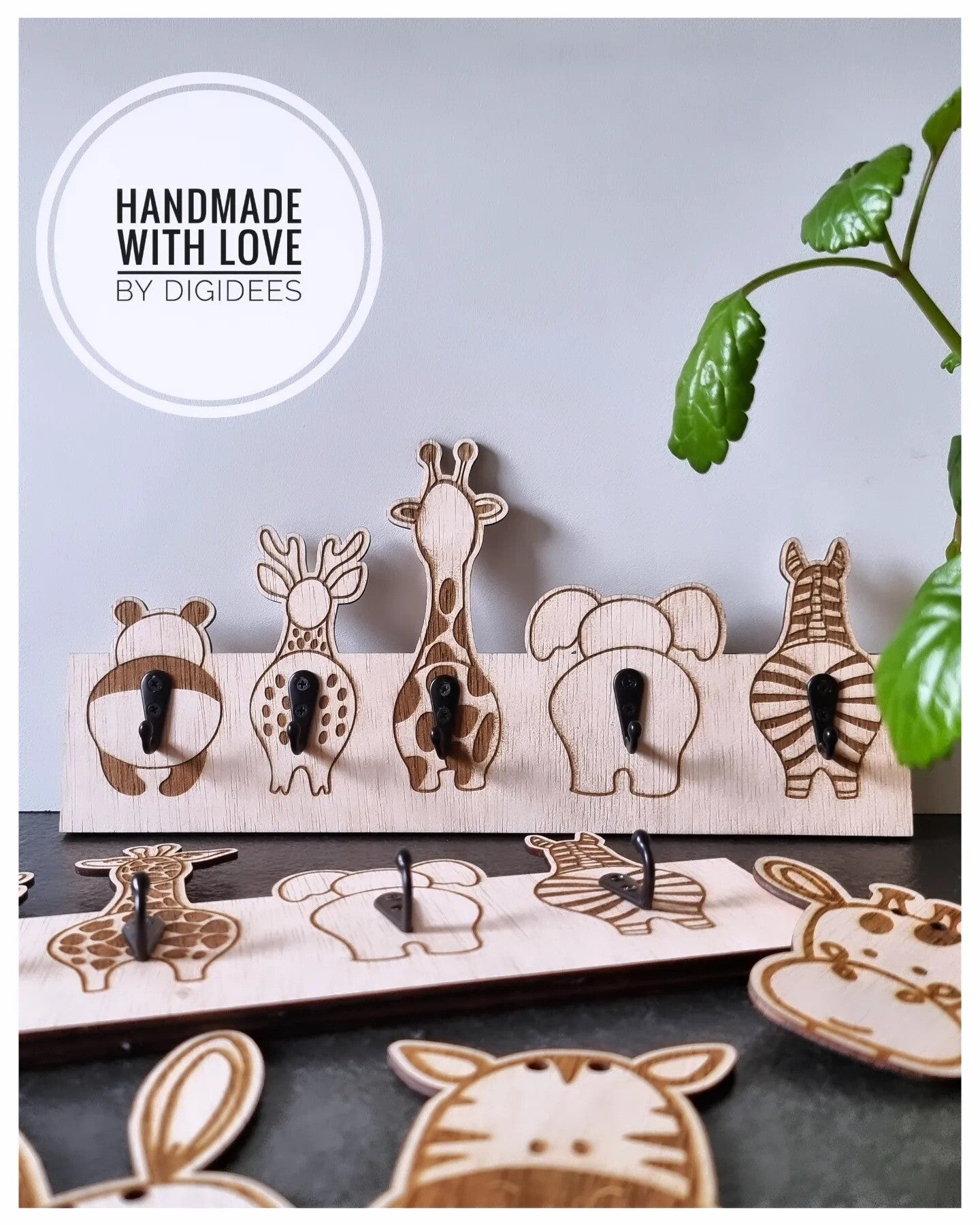 KontjesKapstok 3 of 5 haakjes