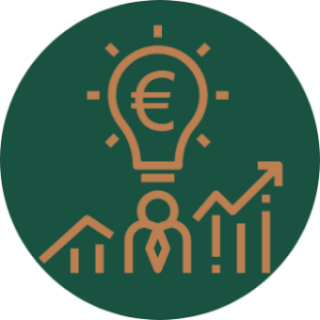 Laptop waar diverse mappen uit het scherm oplichten. Dit voor orde en structuur in je administratie.