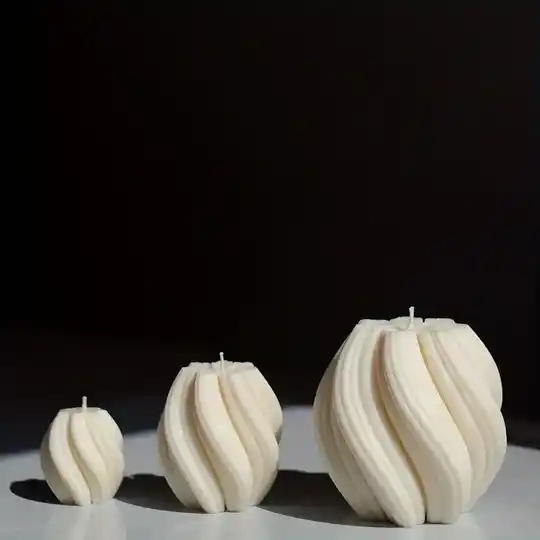 Swirl Candle Set