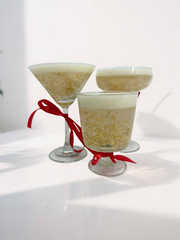 Gold Sparkling Candle