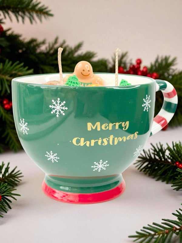 Giant Christmas Mug Candle
