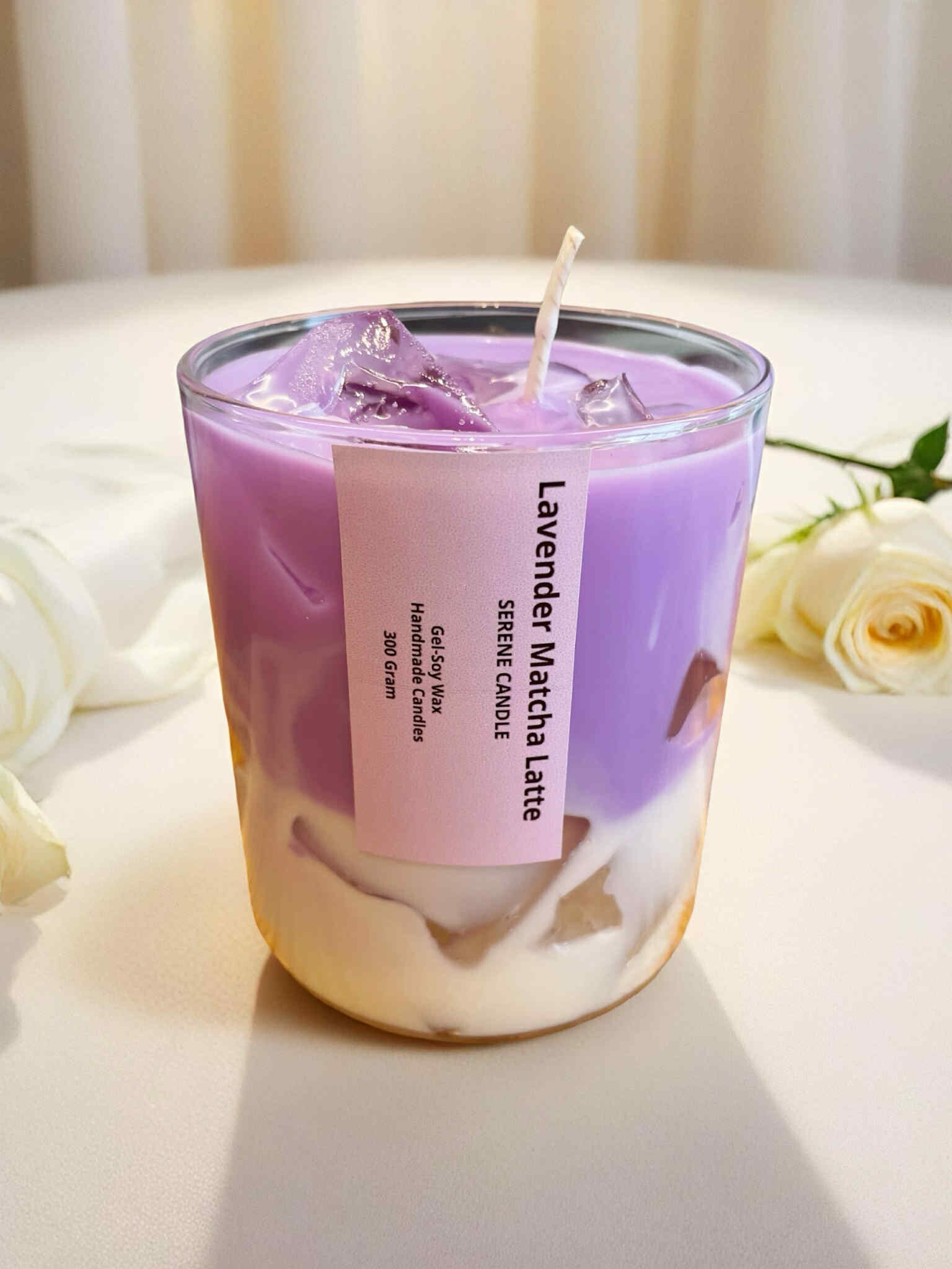 Lavender Matcha Latte