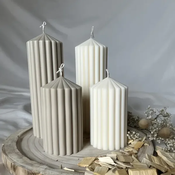 Ribbed Pillars
