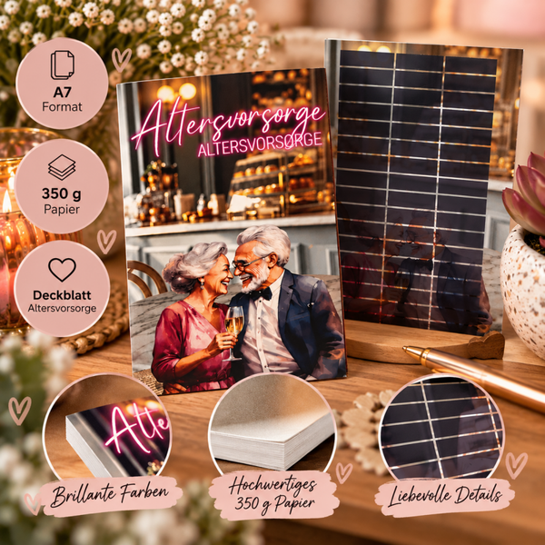 💗 Deckblatt „Altersvorsorge“ – A7
