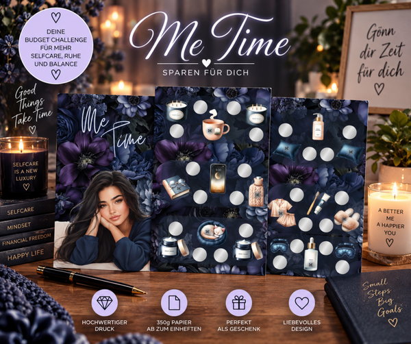 ✨ Me Time – Budget Einheft Challenge | Spare für dich & deine Selfcare ✨