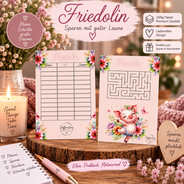 ✨ Friedolin – liebevoll gestaltet auf 250g Papier ✨