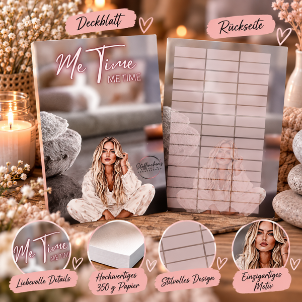 🩷 Me Time – Deckblatt A7