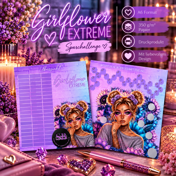 💜 Girlflower EXTREME – Sparchallenge im Boho-Girl-Design 🌸✨