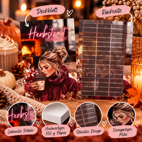 🍂 Herbstzeit – Deckblatt A7