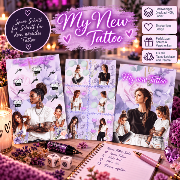 💜 My New Tattoo – Sparchallenge für dein nächstes Tattoo 🖤