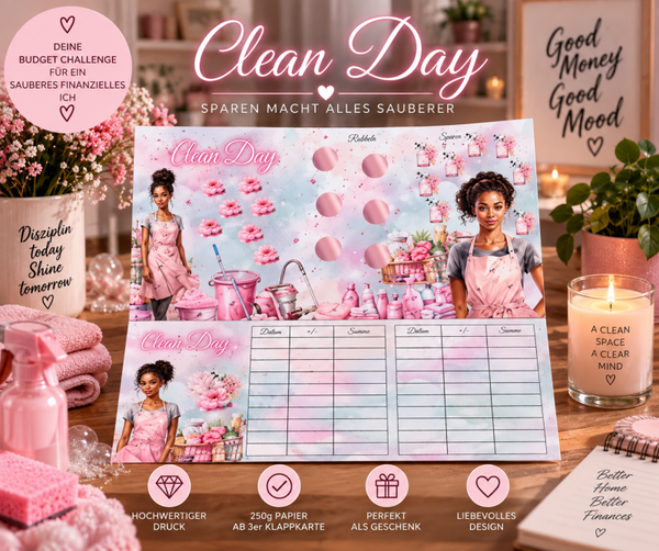 ✨ Clean Day – Budget Challenge | Sparen mit Leichtigkeit & Stil ✨