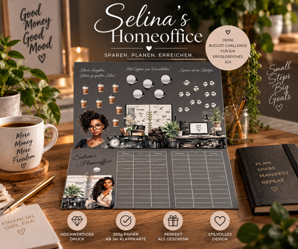 ✨ Selina’s Homeoffice – Budget Challenge | Stilvoll sparen im Alltag ✨