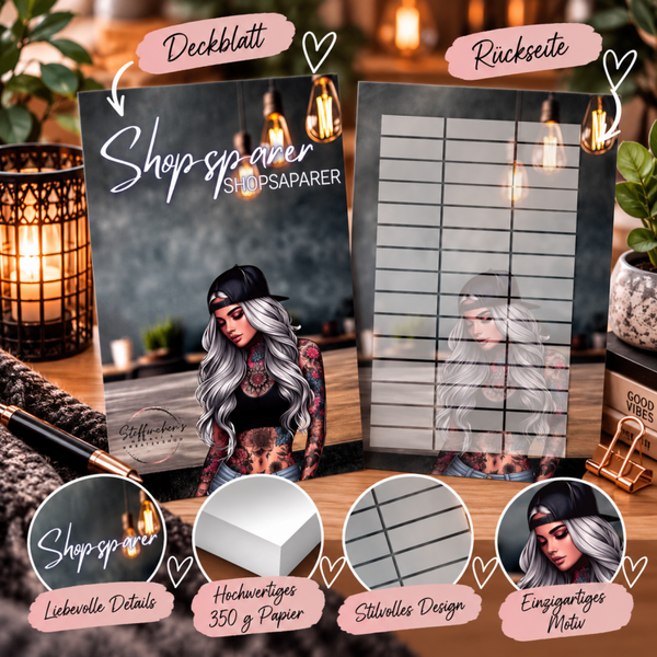 🖤 Shopsparer – Deckblatt A7