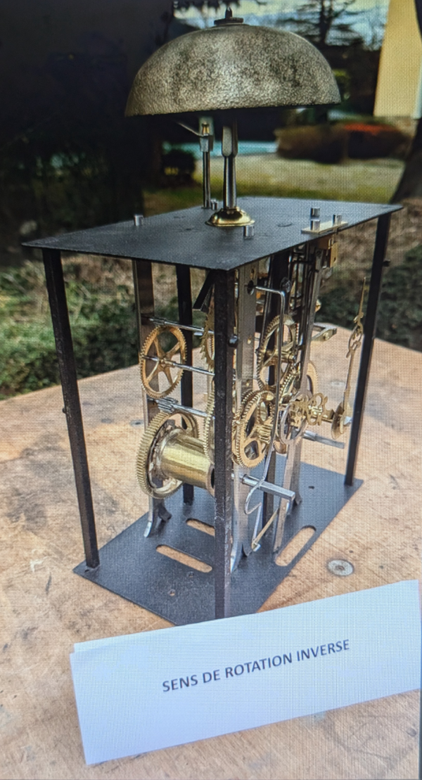 Mouvement d'horloge comtoise