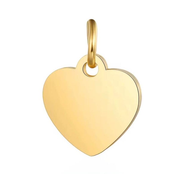 Bedel hart recht 10,5x14mm goud