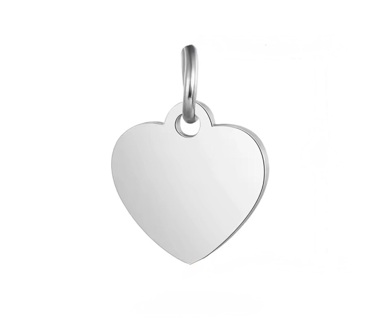 Bedel hart recht 10,5x14mm zilver