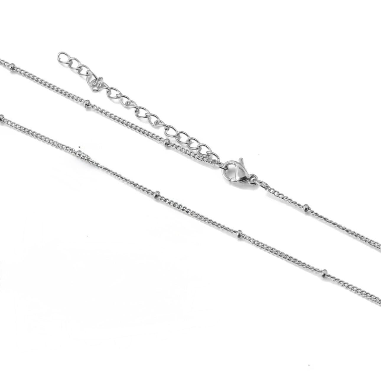 ketting dot zilver