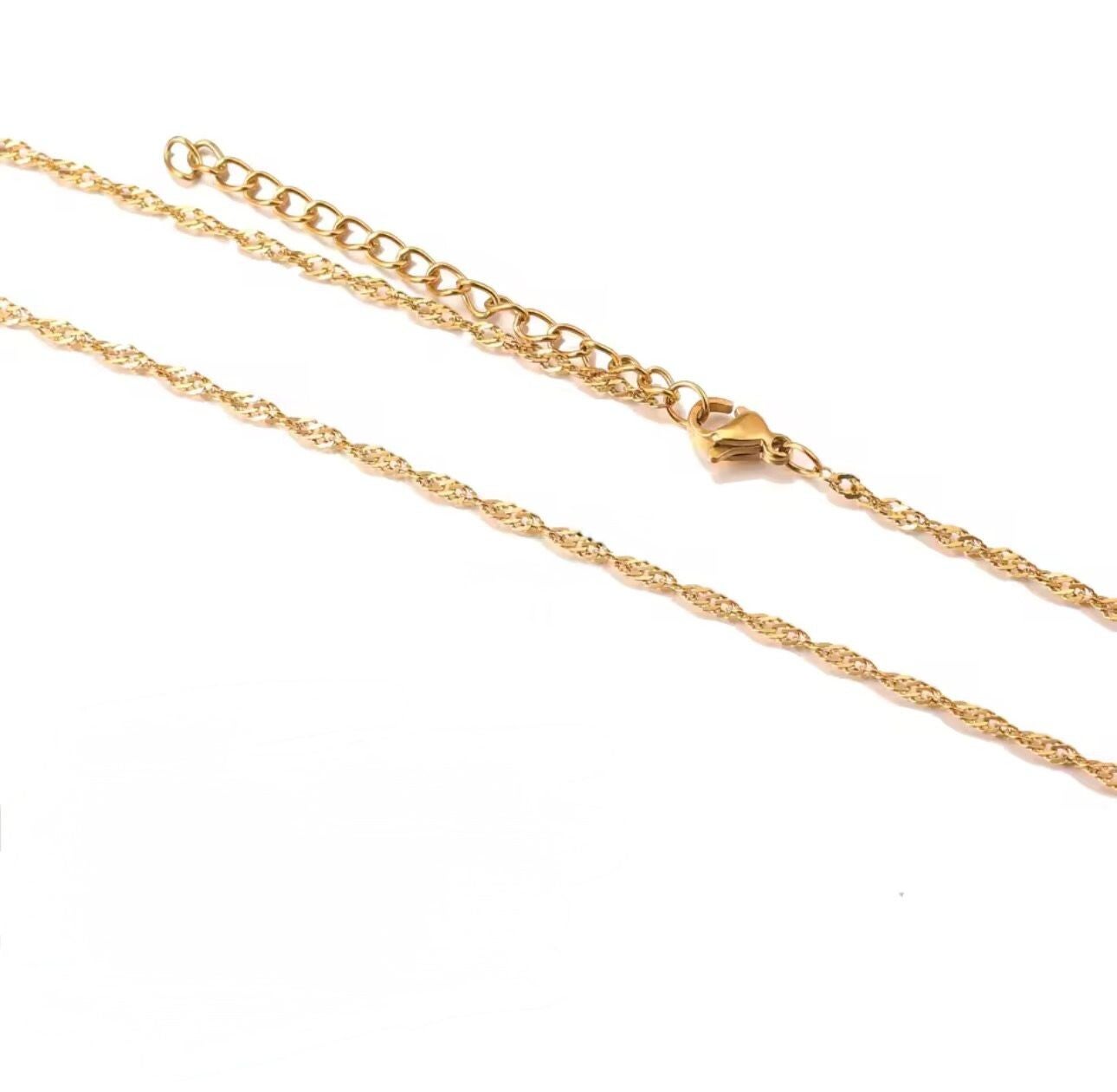 ketting wokkel goud