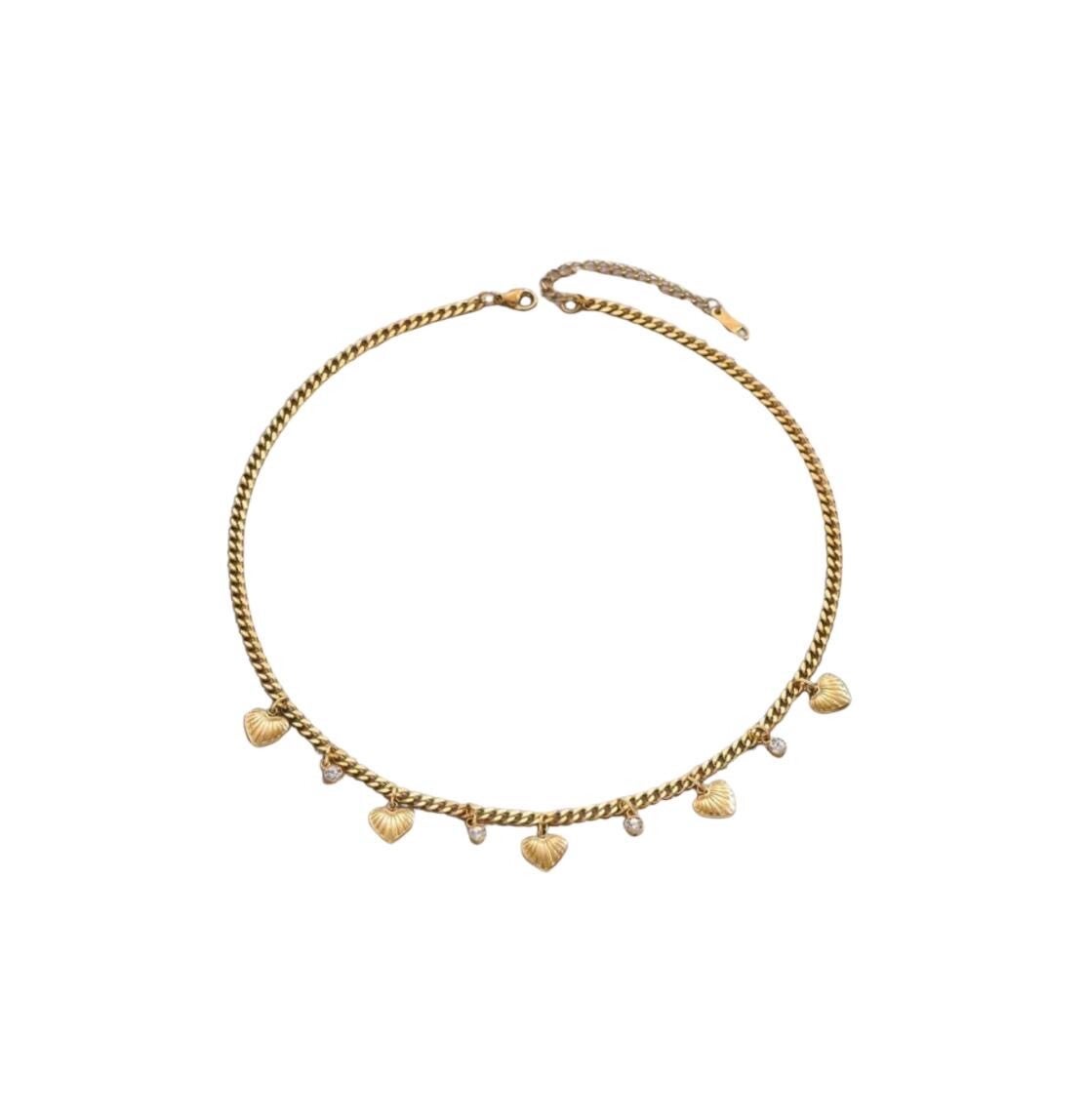 bedelketting mini hearts