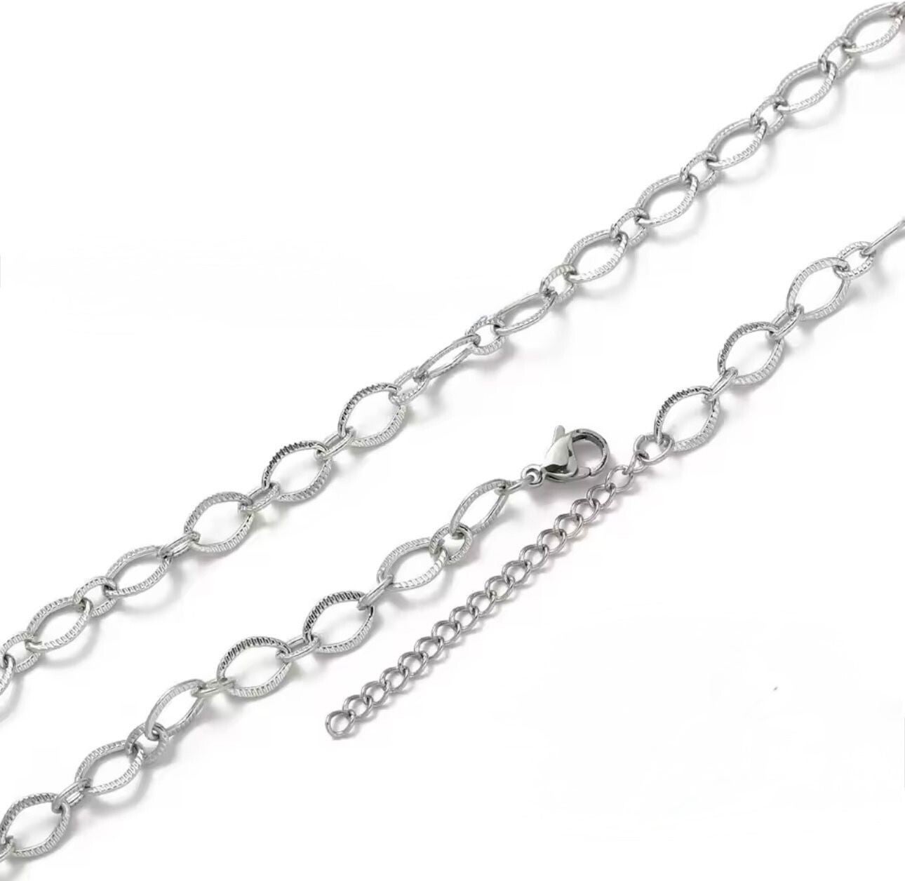 ketting grove schakel zilver