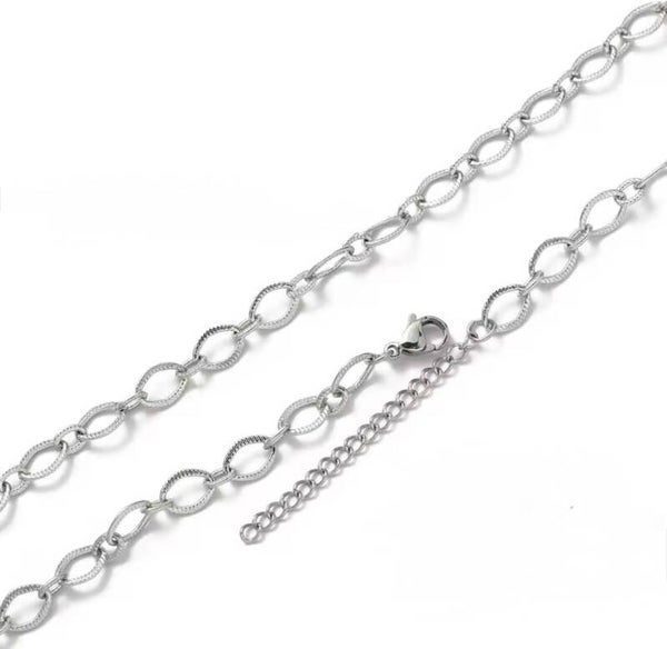 ketting grove schakel zilver