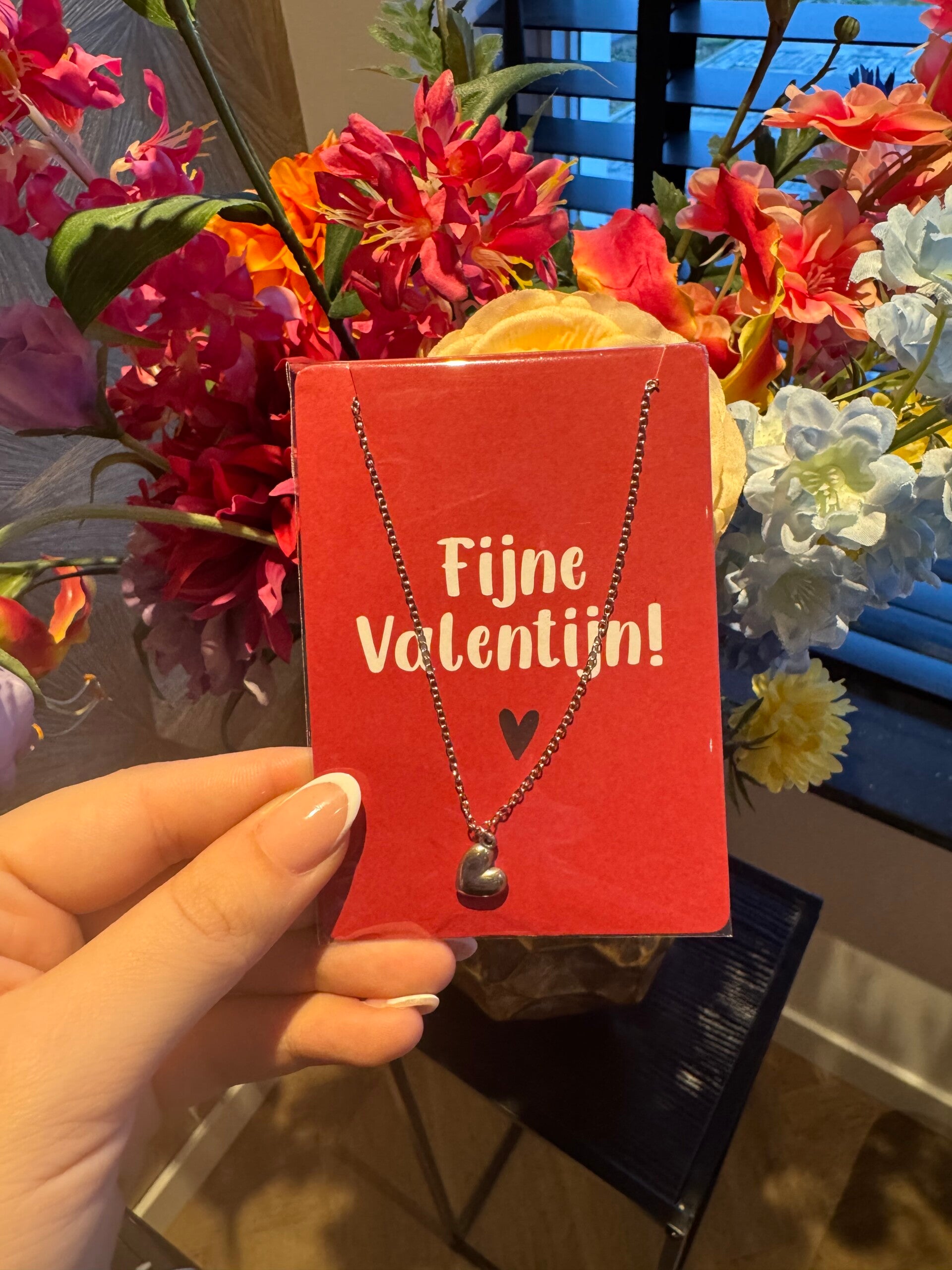 Fijne Valentijn zilver